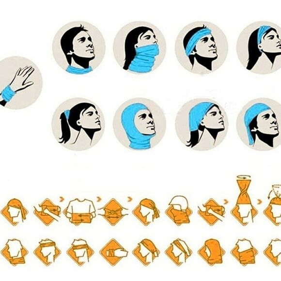 TIGERGRESS stripe neck gaiter - Picture 6 of 6